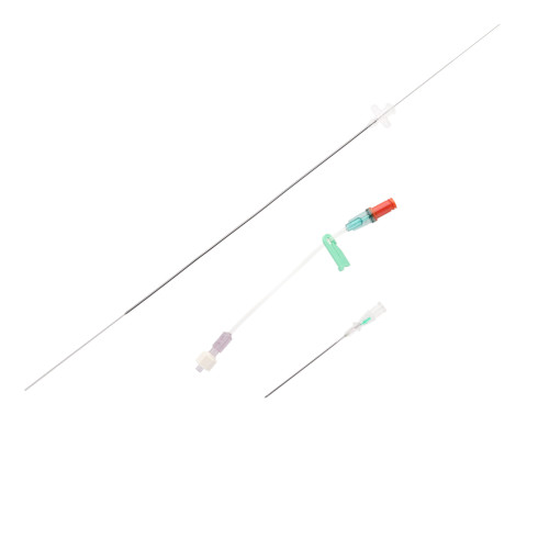 Arterial leadercath - PTFE with extension line